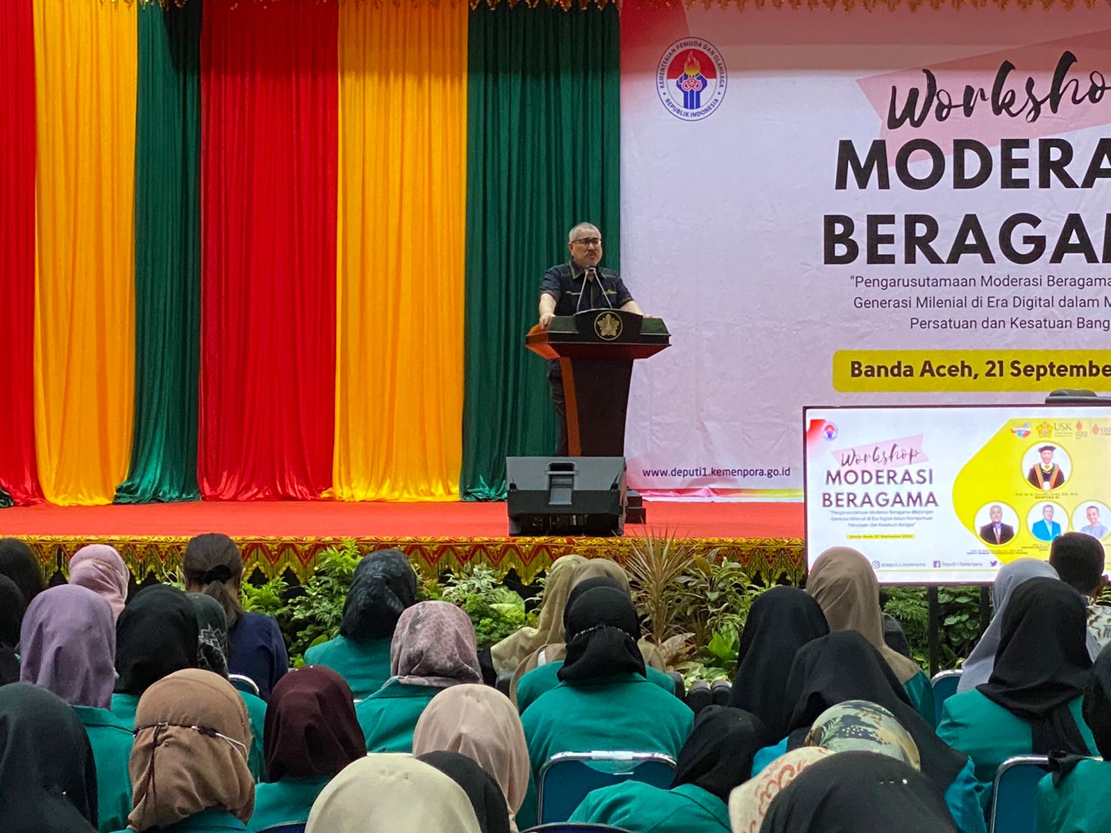 Kemenpora Gelar Workshop Moderasi Beragama di Universitas Syiah Kuala Banda Aceh