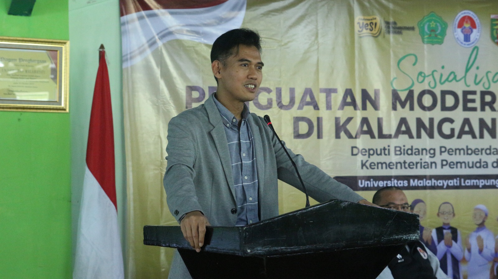 Sosialisasi Penguatan Moderasi Beragama di Provinsi Lampung: Kemenpora Ajak Generasi Muda untuk Inklusif dan Kolaboratif